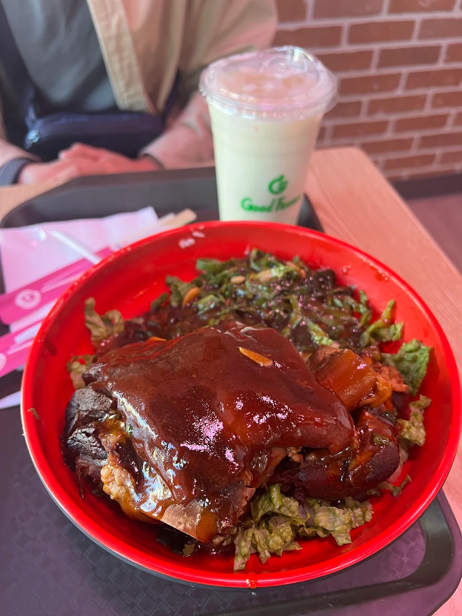 pork big elbow rice bowl 大肘子饭